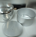 ヘイワ圧力鍋の内鍋と目皿