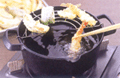 本場盛岡南部鉄器 岩鋳 天ぷら鍋平底25で揚げた天ぷらはおいしい