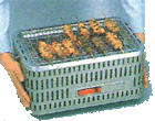 角型卓上シチリン＜団炭＞SC-392の本体は、空冷断熱方式ですので、本体が熱くなりにくい