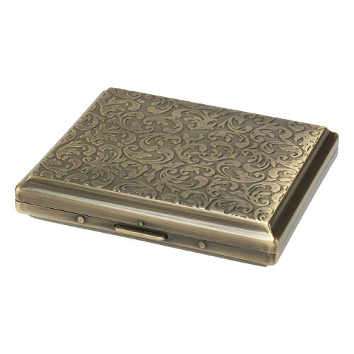 A-CASE エーケース 真鍮古美アラベスク シガレットケース 18本(85mm