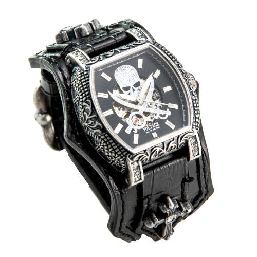 ヴォルテージ VOLTAGE エターナル 限定モデル 腕時計 ブラック トノー型 メンズ ウォッチ VO-025S-02B  ボルテージ-シエンジロリン村本店