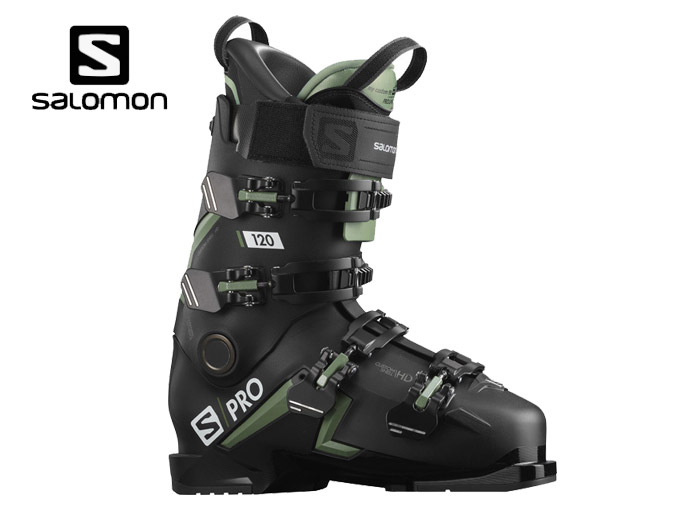 2020-2021モデル SALOMON/サロモン S/PRO120 Black/Oil Green(L41166400) Winter  Sports,Boots-MEN'S [Rsports アールスポーツ] Salomon