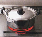 ヨシカワ印大型鍋は、ハイパワー200V熱源にも対応